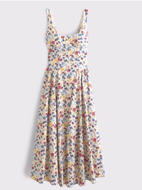 New Abercrombie & fitch bra free Dylan midi dress floral